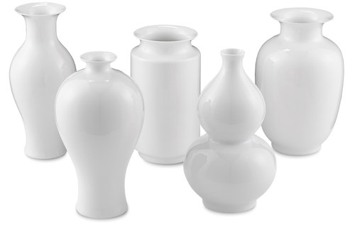 Imperial White Vase Set GDC Home