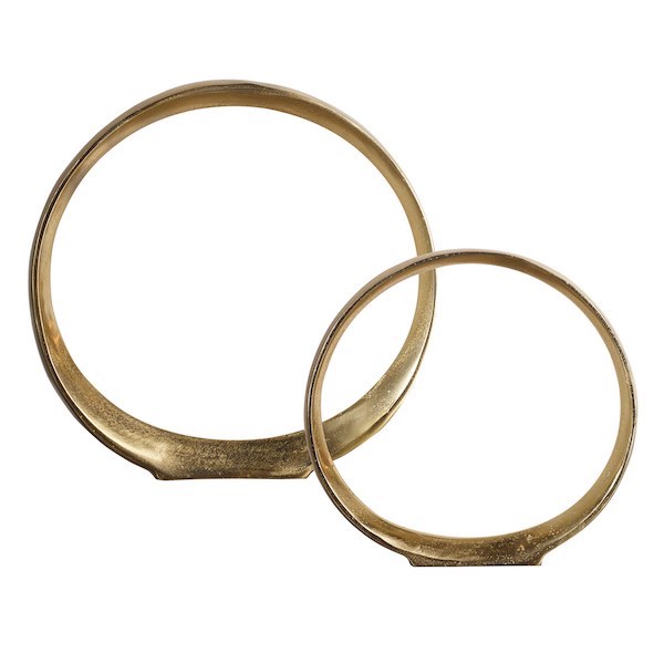 gold ring sculptures
