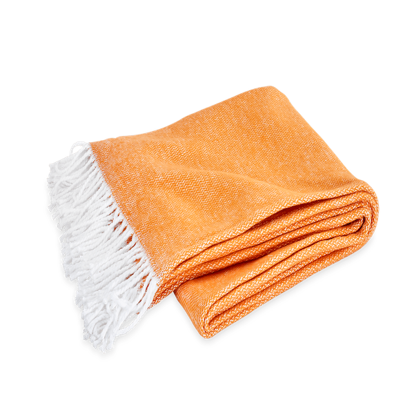 Orange Throw Blanket