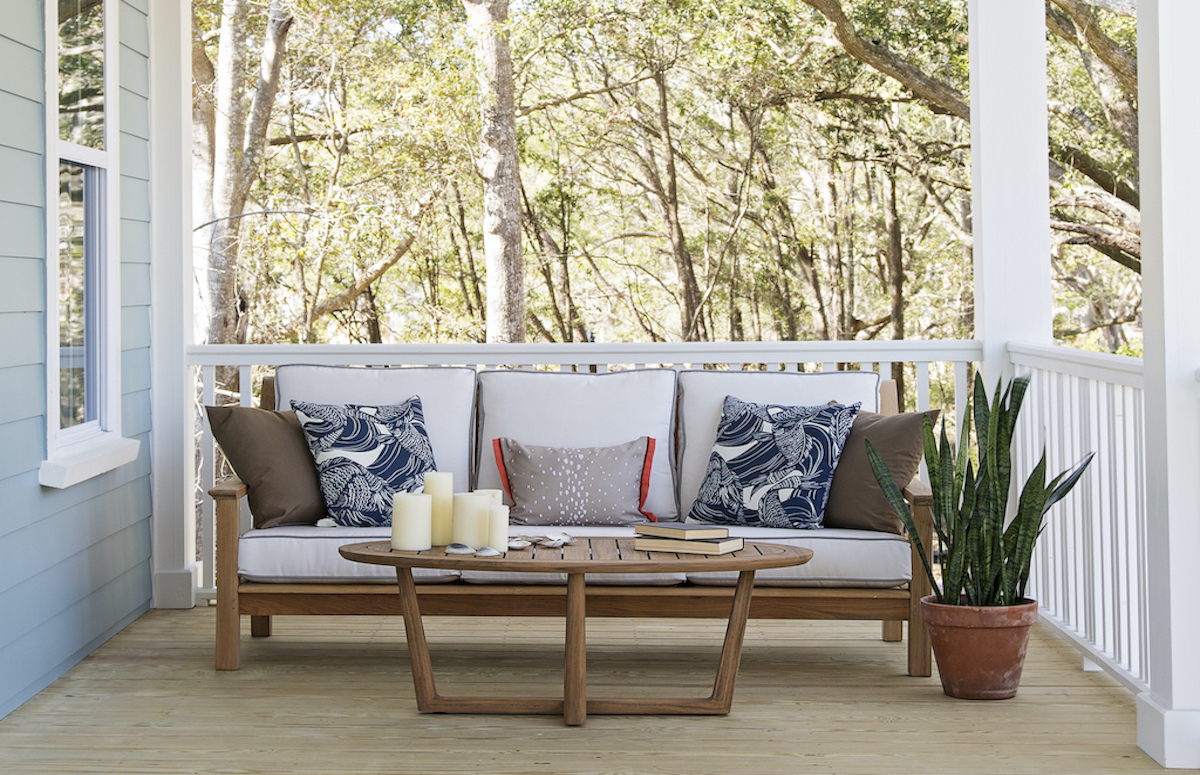 outdoor porch with sofa
